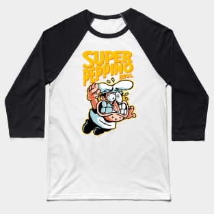 Super Peppino v2 Baseball T-Shirt